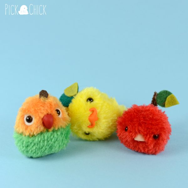 Peluche pollofrutas