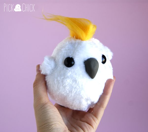 peluche cacatua