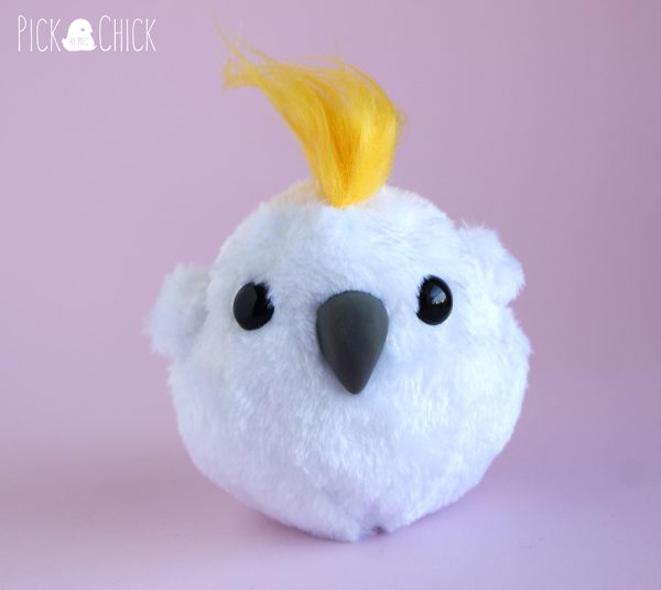 peluche cacatua