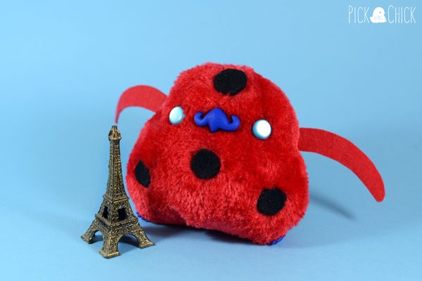 Peluche kawaii miraculous ladybug chatnoir pollito Chiripio version