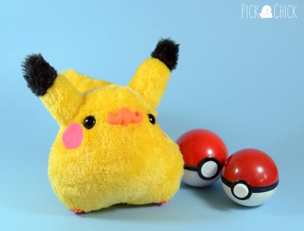 Peluche kawaii pikachu pokemon pollito Chiripio version