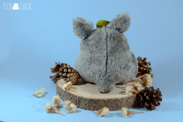 Peluche pollito kawaii chiripio version totoro hecho a mano studio ghibli