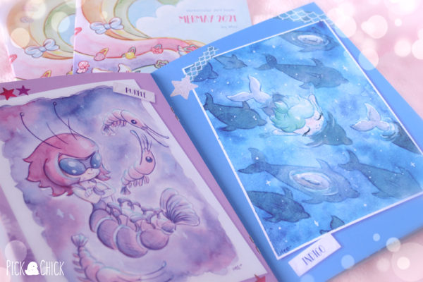 libro de arte fanzine mermay acuarela