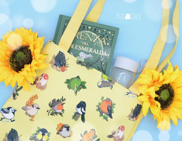 totebag pájaros kawaii