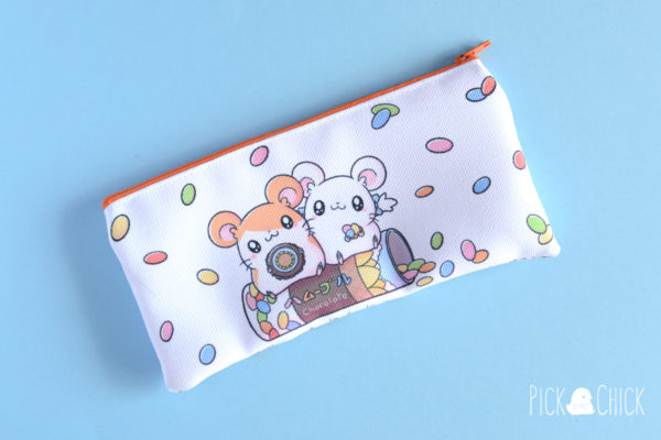 estuche hamtaro hamster kawaii