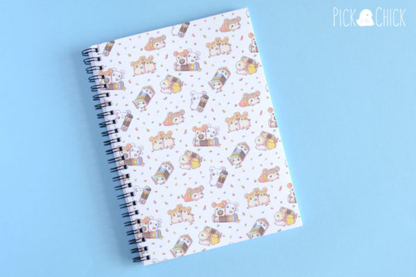 libreta hamtaro hamster kawaii fanart