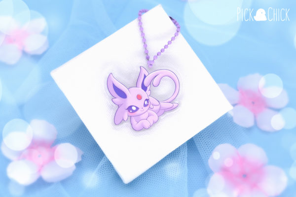 espeon llavero acrílico pokemon