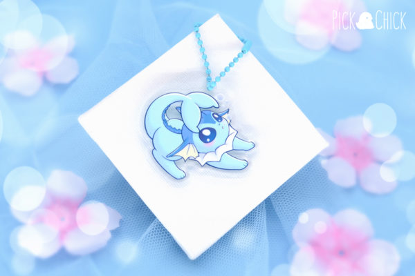 vaporeon acrylic keychain