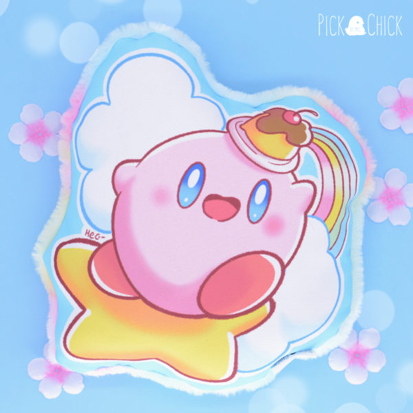 Cojín decorativo Kirby (hecho a mano)