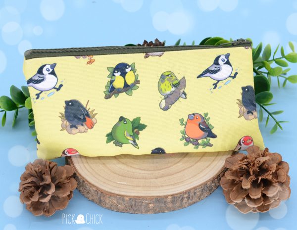 chonky kawaii bird pencilcase