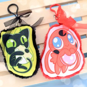 tikki plagg keychain miraculous ladybug kwami