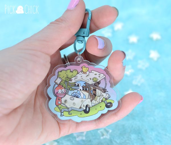 regular show keychain