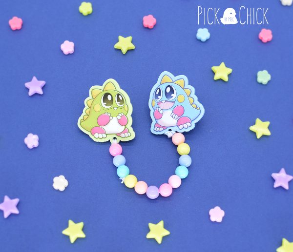 Pins Puzzle Bobble: Conjunto de dos pins acrílicos