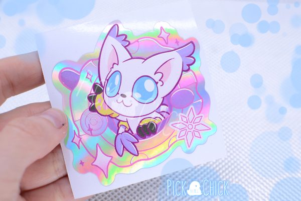 holo tailmon sticker