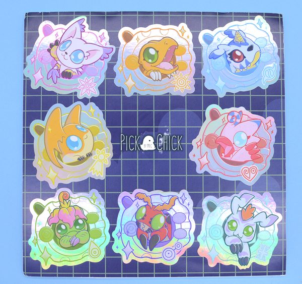 Digimon stickers